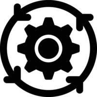 Development, System, Setting Glyph Solid Icon vector