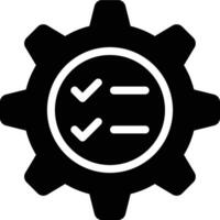 Administrative Tools, Administrative, Settings Glyph Solid Icon vector