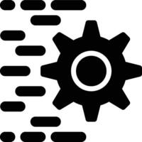 Quick Settings, Quick Setup, Responsive Glyph Solid Icon vector