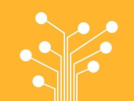 Links, Networks, Recruiting. Logical Tree vector