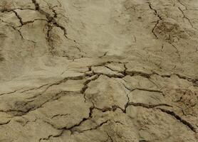 Cracking Sand Soil Angle View Stock Photo