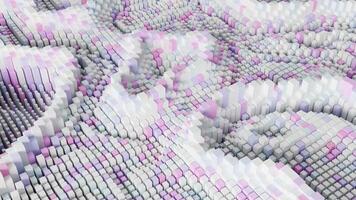 3d render animation background with abstract moving shape in multiple color video
