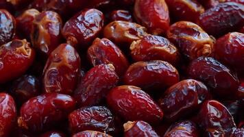 Dates Rotating in Background, Circular Motion of Fresh Dates video