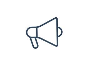 Affiliate animated icon. animated icon related to digital marketing. suitable for user interface, provide visual feedback and more. alpha channel video