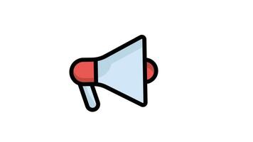 Digital marketing animated icon. animated icon related to business. suitable for user interface, provide visual feedback and more. alpha channel, transparent background video