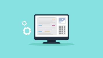 animation coding and programming software application development, mobile app interface design for webpage backend, technology video