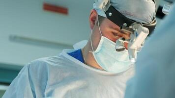 close-up of a surgeon performing an operation 2 video