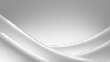 Abstract Silver Background with Fluid Curves and Smooth Gradients video