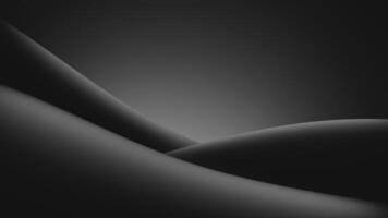 Minimalist Abstract Background with Smooth Curves and Black Gradient video