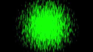Green screen abstract motion background of waving circle effect video