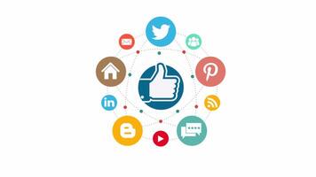 Stand Out on Social Media Platforms 2D Motion Graphics Animation On Alpha Channel video