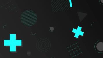 Seamless Abstract Background Loop Animation . Rotating Geometric Shapes . Background Animation video