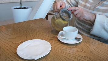 Beverage Setup That Includes Invigorating Lemon and Tea for Ultimate Enjoyment video