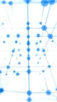 Abstract Connections Background Loopable Blue Color video