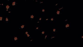 Animated Autumn Forest Background - Seamless Loop video