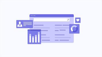 SEO Analytics Dashboard Displaying Website Performance video