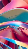 Looped Unique Colorful Background, Vertical, Luxury Design, Exclusive, Figures, Rotation video