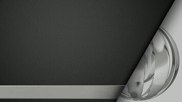 Elegant Template, Business Background, Silver Sphere, Unique Design, Reflection, Exclusive video