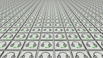 Support Icons, Dynamic Background, Silver Tiles, Unique Design video