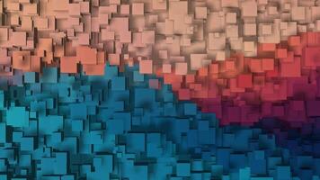 Unique Design, Colorful Cubes, Elegant Template, Business Background, Exclusive, Reflection video