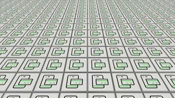 Contactless Payment Icons, Dynamic Background, Silver Tiles, Unique Design video