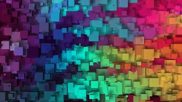Elite Design, Colorful Cubes, Unique Template, Business Background, Exclusive, Reflection video