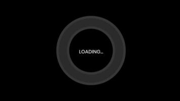 Circle Doughnut Pie Chart Loading Bar with Completed Checkmark video