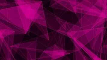 Plexus With Connected Lines Background Pink video