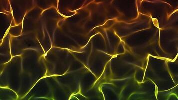 a colorful abstract particle background with flames. video