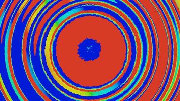 Endless Looped abstract background with Shimmering rings for Resolume VJ Loop video