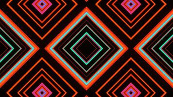 Musical multicolored pulsating squares VJ Loop video