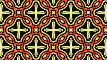 VJ Loop Bright multi-coloured flowing pulsating patterns video