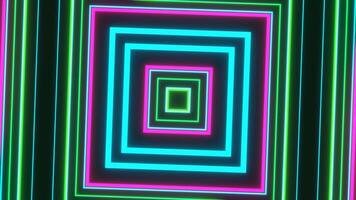 Move towards rotating colored squares video