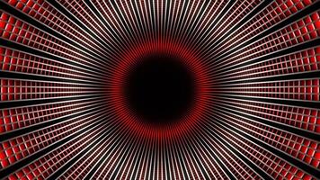 Red and White Cyber Eyeball Background VJ Loop in 4K video