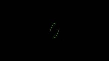 Pink and Green Strobe Spiral Ellipse Tunnel Background VJ Loop in 4K video