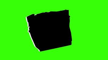 green screen 3d map of Barbar in Bahrain video