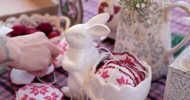 Explore charming ideas for cozy Easter decorations featuring shaped Easter ornaments that will enhance your home decor. Discover how to add a festive touch effortlessly. video