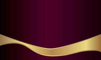 Abstract red gold background with elegant dynamic golden lines, smooth curves, luxury modern design elegant premium background. For banner, golden wavy shape, gold radient luxury. Eps10. vector