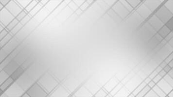 White and Black moving lines with blank space gradient design loop able geometrical background video
