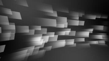 White and Black color multiple rectangular shapes moving horizontally gradient design dark geometrical background video