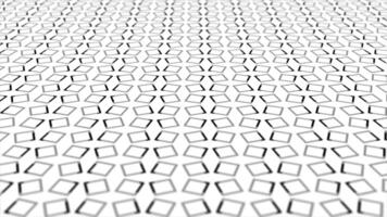 white color 3d multiple rotating square shapes seamless design loop able geometrical background video