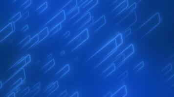 Royal blue color diagonally moving rectangular shapes gradient design geometrical background video