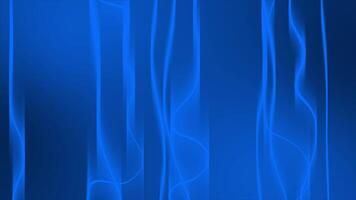 Royal blue color glowing abstract wavy lines abstract design loop able geometrical background video