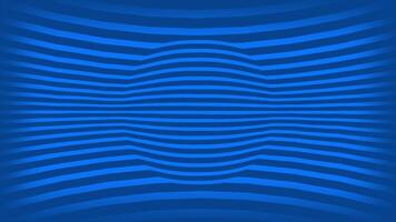Royal blue color moving parallel lines gradient design loop able hypnotism background video