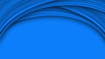 Royal blue color moving parallel lines paper cut out with blank space geometrical background for presentation video
