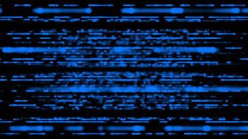 Royal blue color big data flow in cyberspace hi-tech design loop able technology background video