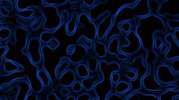 Royal blue color wiggling abstract pattern modern design loop able dark abstract background video