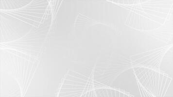 white color wiggling swirl mesh pattern gradient design loop able geometrical background video