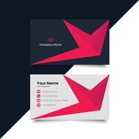 Double-sided creative business card template. Business Card Mockup. template, Clean professional business card template, visiting card template. vector