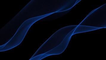 Royal blue wavy lines silk textured gradient design loopable geometrical background for presentation video